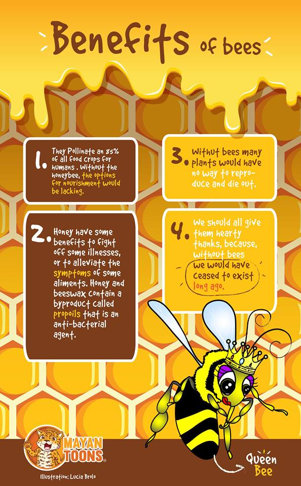 Benefits Of Bees MayanToons